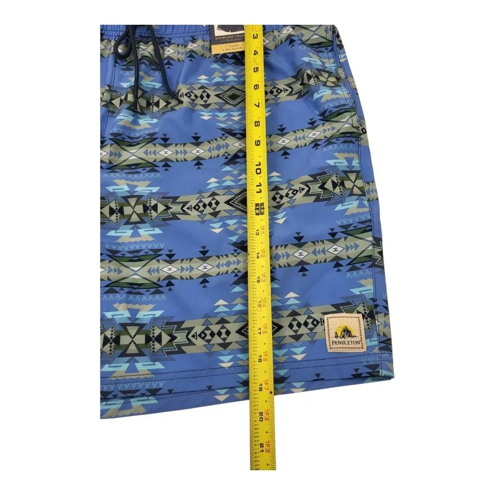 Pendleton Mens Blue Aztec Print 7
